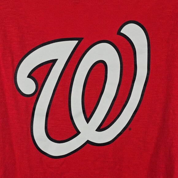 Ladies Washington Nationals Baseball MLB Sporty Athleisure T-Shirt 5 & Ocean LG - Picture 11 of 16